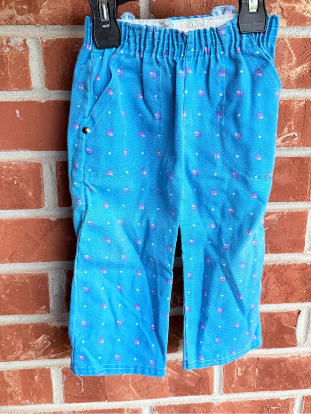 Vintage Blue baby girl pants size 2t